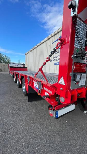 Låg lastare semitrailer Syltrailer Porte Engins Caiboutti (Location / Rent) SYL227: bild 7