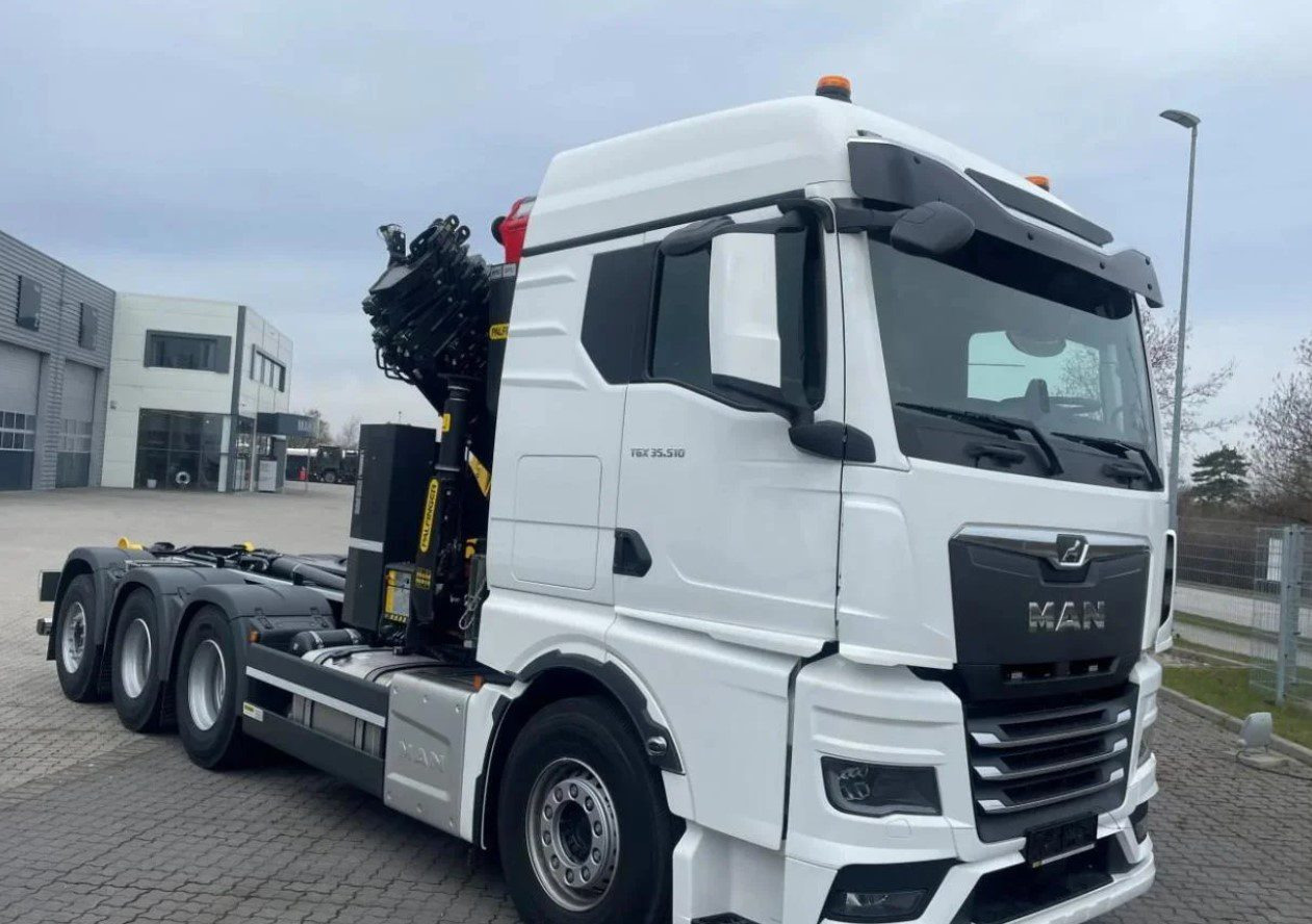 MAN TGS 35.510 8×4 Tridem kranväxlare Palfinger - Lastväxlare lastbil, Kranbil: bild 2 MAN TGS 35.510 8×4 Tridem kranväxlare Palfinger - Lastväxlare lastbil, Kranbil: bild 2