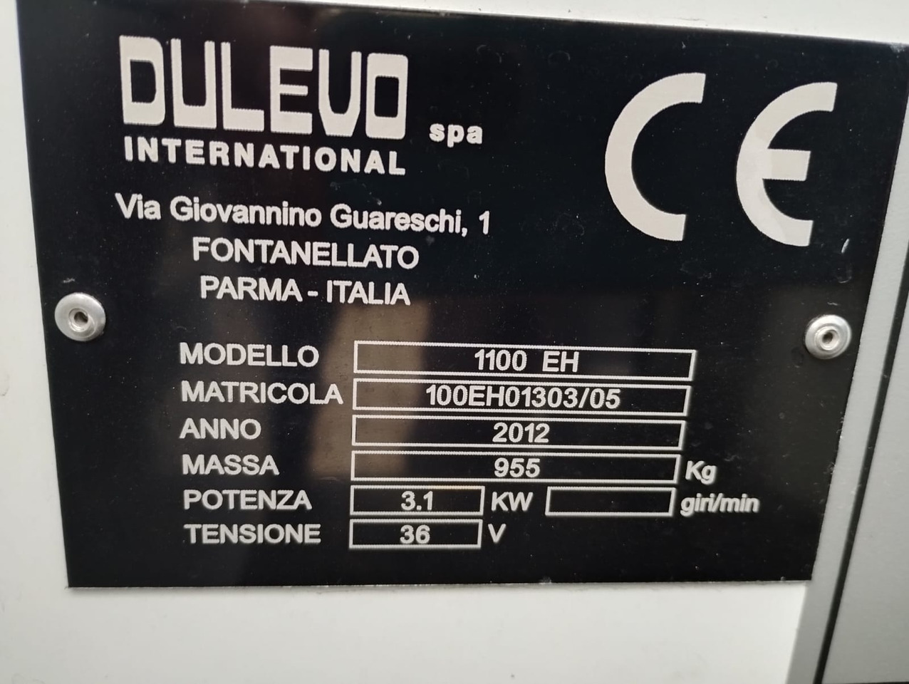 DULEVO 1100 EH - Industriell sopmaskin: bild 2 DULEVO 1100 EH - Industriell sopmaskin: bild 2