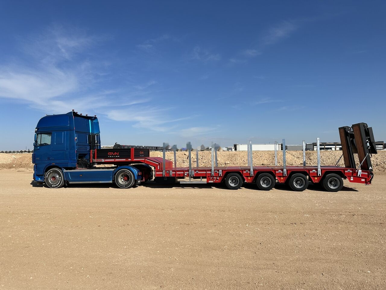 GVN Trailer 4 AXLE EXTENDABLE LOWBED - Låg lastare semitrailer: bild 2 GVN Trailer 4 AXLE EXTENDABLE LOWBED - Låg lastare semitrailer: bild 2