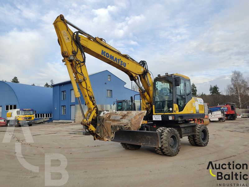 Komatsu PW160-7 - Grävmaskin på däck: bild 1 Komatsu PW160-7 - Grävmaskin på däck: bild 1