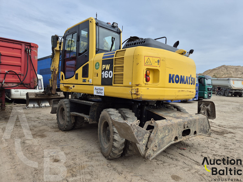 Komatsu PW160 - Grävmaskin på däck: bild 2 Komatsu PW160 - Grävmaskin på däck: bild 2