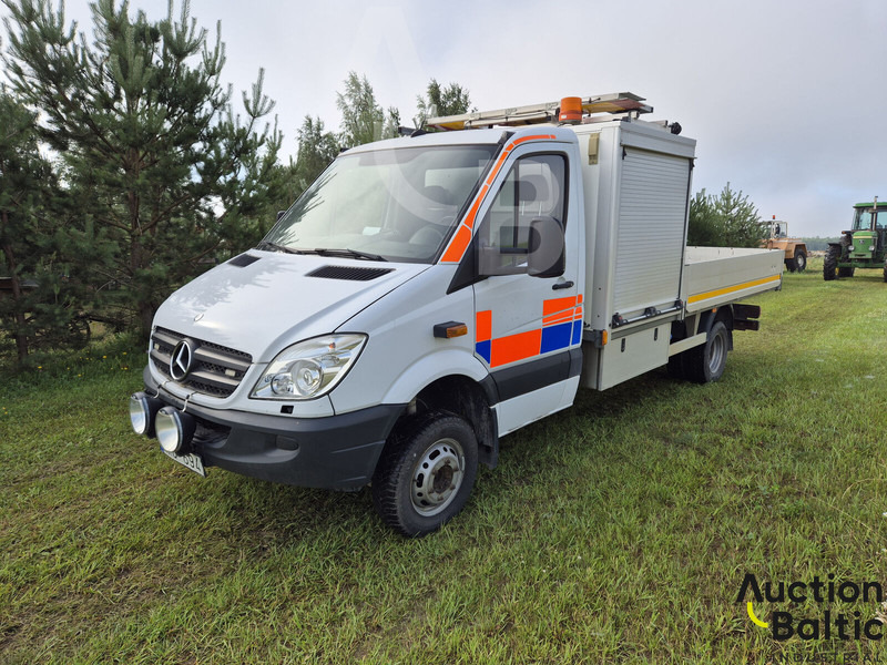 Mercedes-Benz Sprinter 516 CDI - Flakbil, Kranbil: bild 1 Mercedes-Benz Sprinter 516 CDI - Flakbil, Kranbil: bild 1