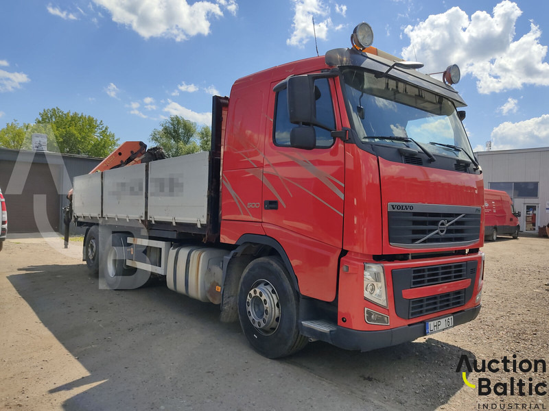 Volvo FH500 - Flakbil, Kranbil: bild 1 Volvo FH500 - Flakbil, Kranbil: bild 1