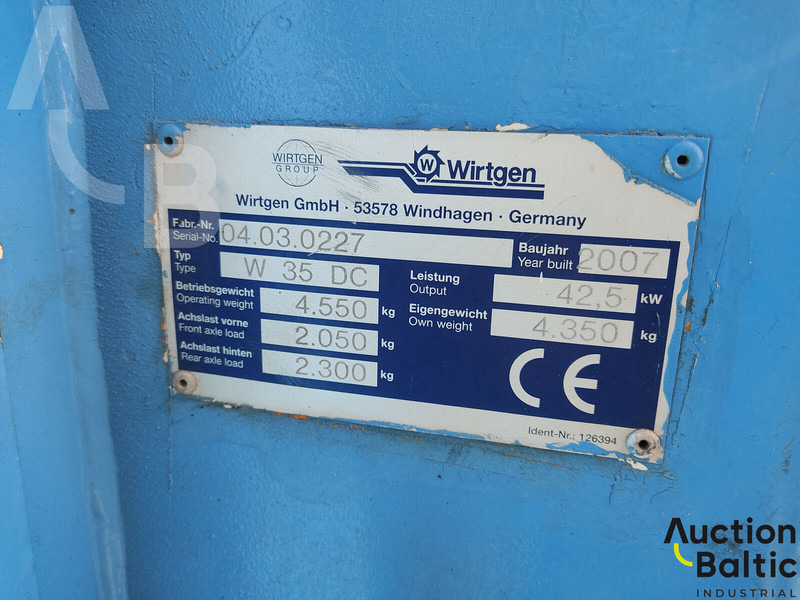 Asfaltmaskin Wirtgen W35DC: bild 20