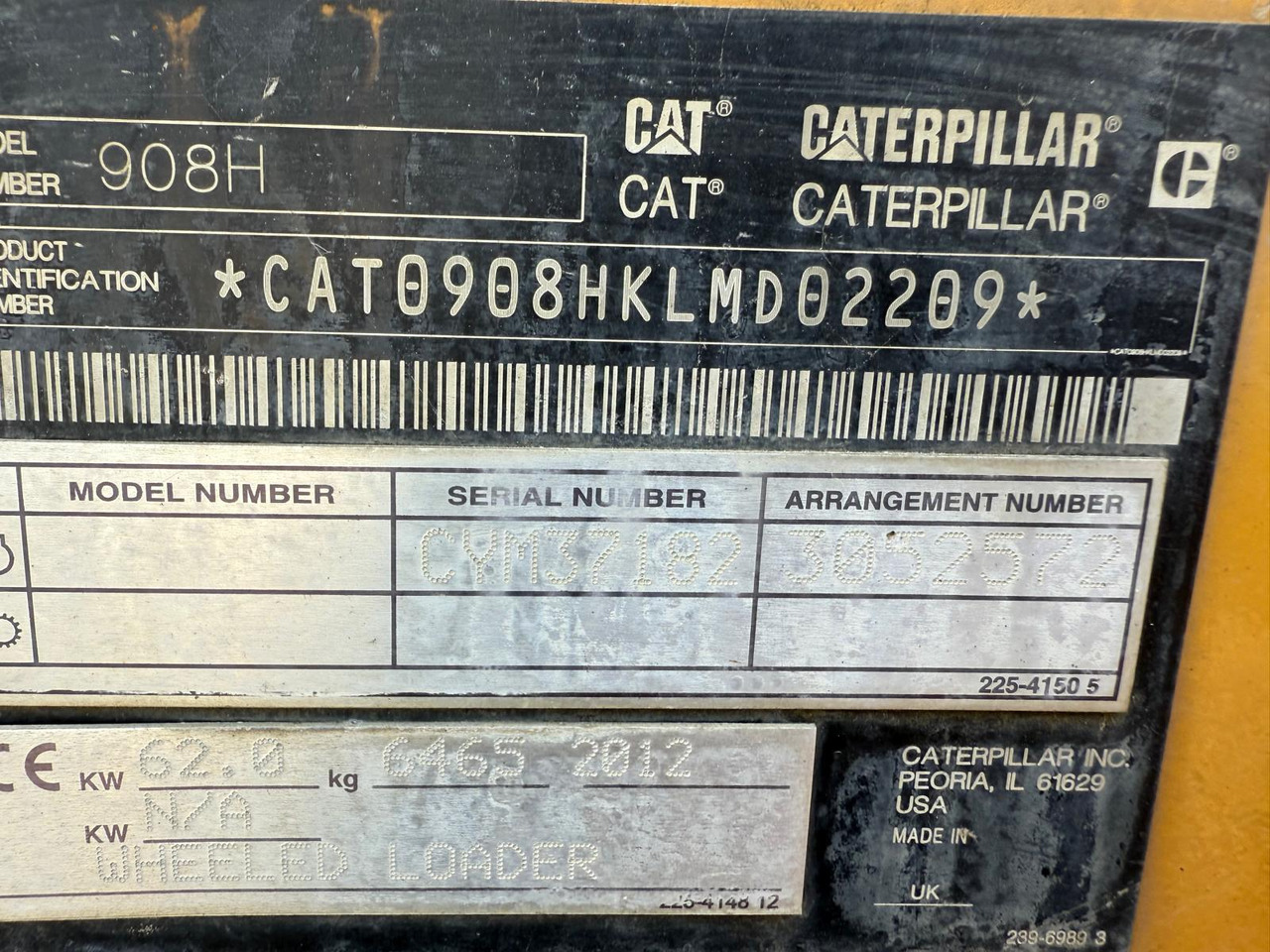 Caterpillar 908 H 2 units CAT908H - Hjullastare: bild 5 Caterpillar 908 H 2 units CAT908H - Hjullastare: bild 5