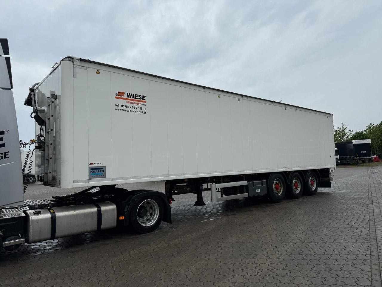 Knapen K100 Schubboden 80m³ Powersheet Lenkachse Agrar - Moving floor semitrailer: bild 2 Knapen K100 Schubboden 80m³ Powersheet Lenkachse Agrar - Moving floor semitrailer: bild 2