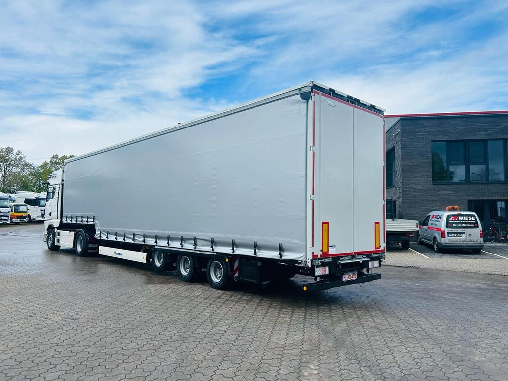 Krone SDP 27 Stufensattel Auflieger mit Spreizheck - Låg lastare semitrailer: bild 1 Krone SDP 27 Stufensattel Auflieger mit Spreizheck - Låg lastare semitrailer: bild 1