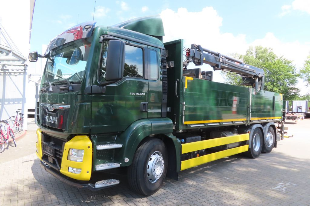 MAN TGX 26.500 6x2 - Baustoff - Kran HIAB - Kranbil, Flakbil: bild 3 MAN TGX 26.500 6x2 - Baustoff - Kran HIAB - Kranbil, Flakbil: bild 3