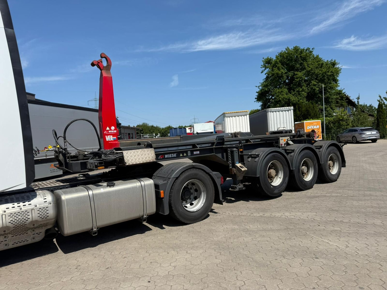 Wiese SA3-36 AK 25 S Auflieger Abrollkipper - Tippbil semitrailer: bild 3 Wiese SA3-36 AK 25 S Auflieger Abrollkipper - Tippbil semitrailer: bild 3