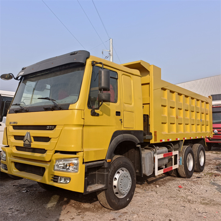HOWO HOWO 6x4 375 -Yellow - Tippbil lastbil: bild 1 HOWO HOWO 6x4 375 -Yellow - Tippbil lastbil: bild 1