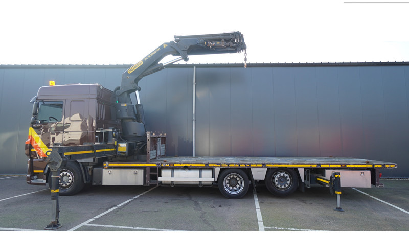 DAF XF 460 6X2 FLATBED TRUCK WITH PALFINGER PK 50002 CRANE - Kranbil: bild 1 DAF XF 460 6X2 FLATBED TRUCK WITH PALFINGER PK 50002 CRANE - Kranbil: bild 1