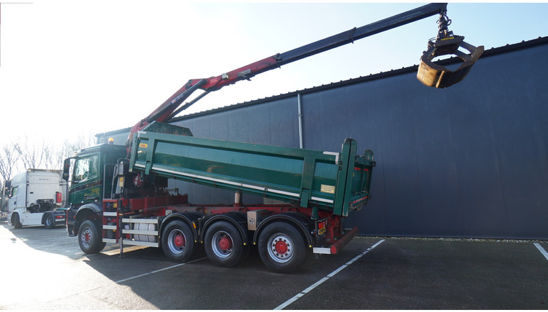 Mercedes-Benz AROCS 3542 8X4 2 SIDE TIPPER WITH HMF Z 1943 CRANE 407.000KM - Kranbil: bild 3 Mercedes-Benz AROCS 3542 8X4 2 SIDE TIPPER WITH HMF Z 1943 CRANE 407.000KM - Kranbil: bild 3