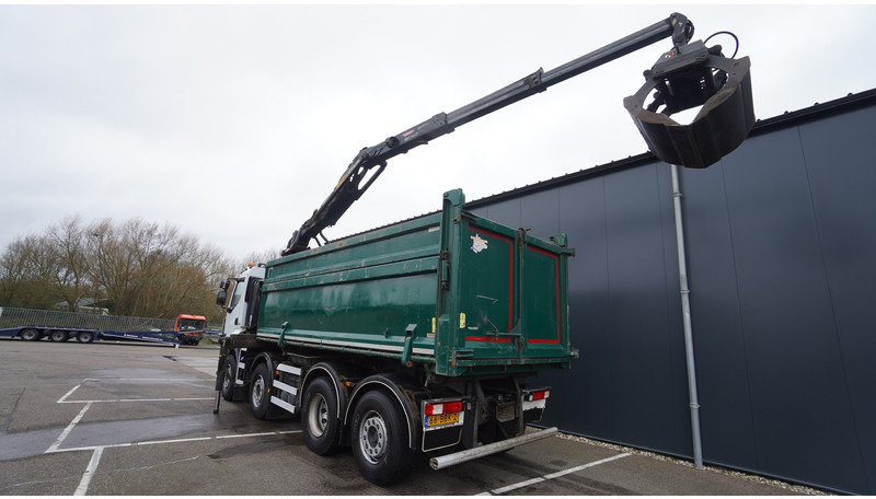 Renault PREMIUM 380 DXI 8X2/6 2 SIDE TIPPER WITH PLFINGER Q 170 Z CRANE.278.200KM - Kranbil: bild 4 Renault PREMIUM 380 DXI 8X2/6 2 SIDE TIPPER WITH PLFINGER Q 170 Z CRANE.278.200KM - Kranbil: bild 4