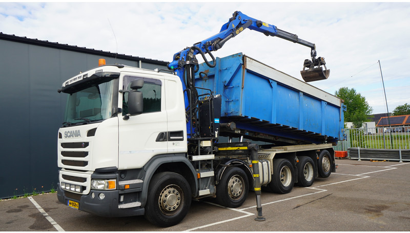 Scania G 490 10X4 CABLE SYSTEM TRUCK WITH PALFINGER Q180Z95TR CRANE - Kranbil: bild 2 Scania G 490 10X4 CABLE SYSTEM TRUCK WITH PALFINGER Q180Z95TR CRANE - Kranbil: bild 2