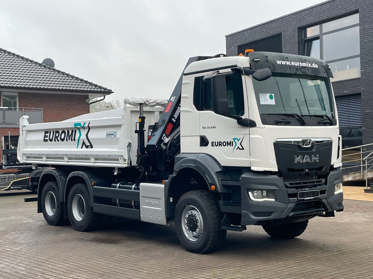 MAN TGS 33.440 6x6 /3-Seiten- Kipper / HIAB 228-6 - Tippbil lastbil, Kranbil: bild 4 MAN TGS 33.440 6x6 /3-Seiten- Kipper / HIAB 228-6 - Tippbil lastbil, Kranbil: bild 4