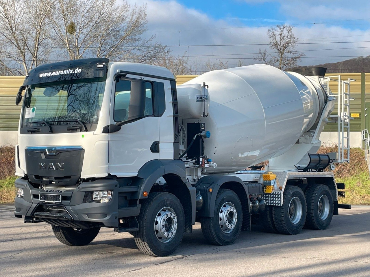 MAN TGS 41.400 8x4 / EuromixMTP EM 12m³ R / EURO 2 - Betongbil: bild 3 MAN TGS 41.400 8x4 / EuromixMTP EM 12m³ R / EURO 2 - Betongbil: bild 3