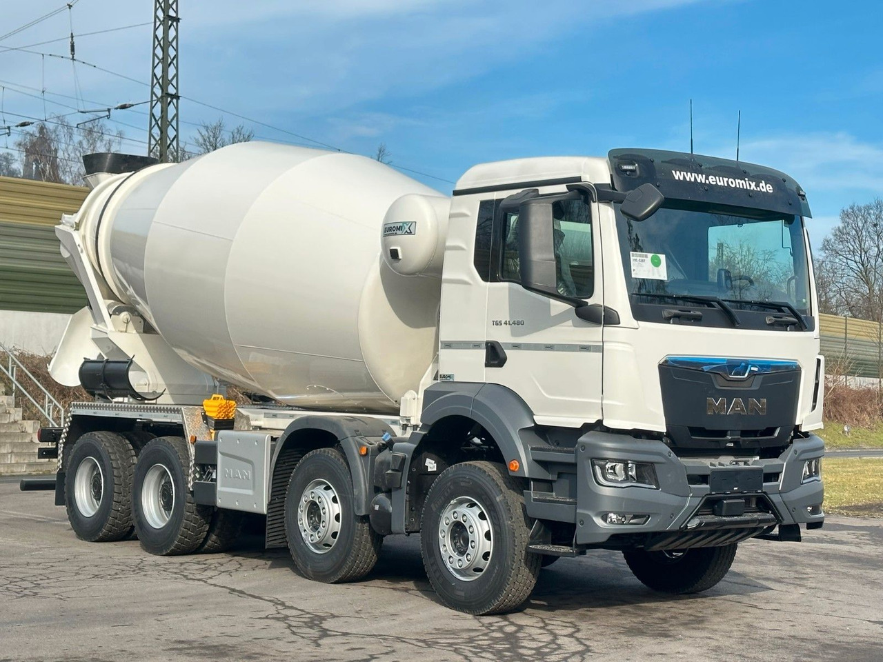 MAN TGS 41.480 8x4 /Euro6e Euromix EM 12 R - Betongbil: bild 1 MAN TGS 41.480 8x4 /Euro6e Euromix EM 12 R - Betongbil: bild 1