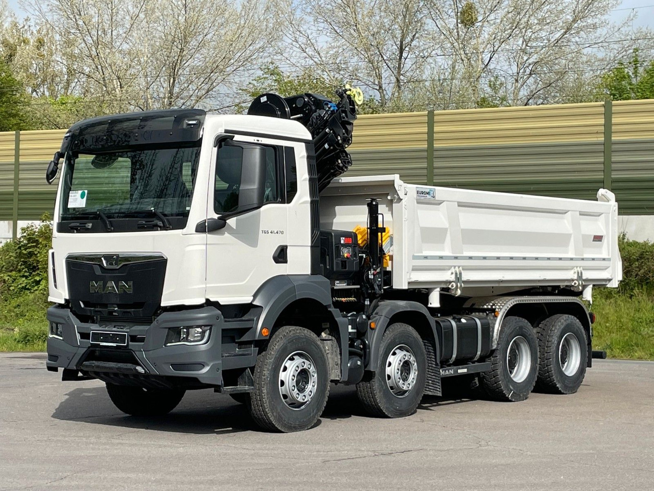 MAN TGS 41.480 8x4/Euro6e Euromix Kipper Hiab 228-6 - Tippbil lastbil, Kranbil: bild 2 MAN TGS 41.480 8x4/Euro6e Euromix Kipper Hiab 228-6 - Tippbil lastbil, Kranbil: bild 2