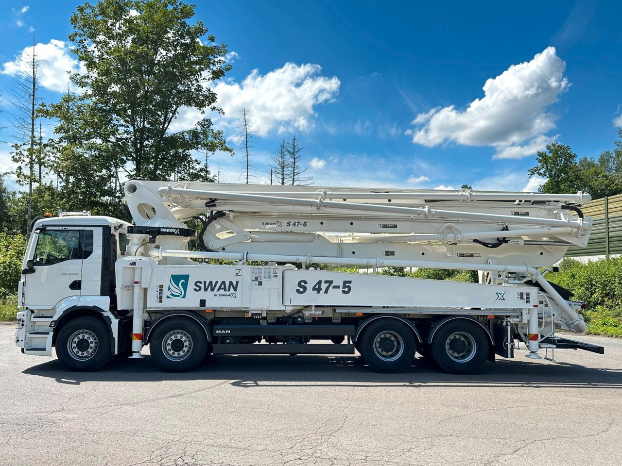 MAN TGS 41.520 8x4 SWAN TSP 47-5 160RZ ( 47m ) - Betongbil: bild 3 MAN TGS 41.520 8x4 SWAN TSP 47-5 160RZ ( 47m ) - Betongbil: bild 3