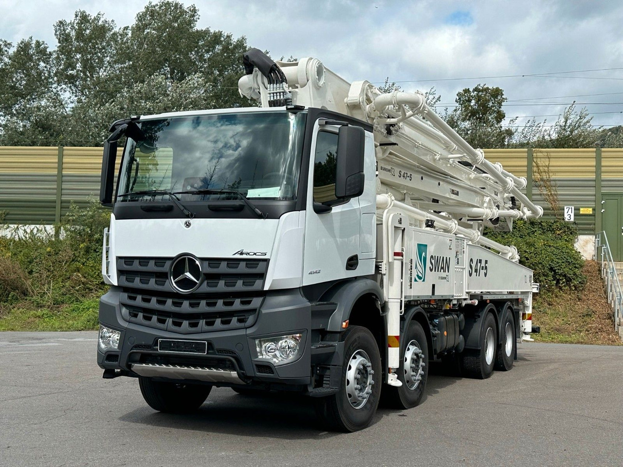 Mercedes-Benz Arocs 5 4142 8x4 SWAN TSP 47-5 160RZ ( 47m ) - Betongpump: bild 2 Mercedes-Benz Arocs 5 4142 8x4 SWAN TSP 47-5 160RZ ( 47m ) - Betongpump: bild 2