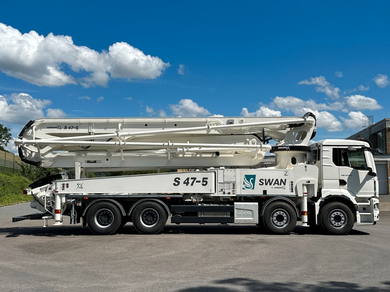 Volvo FMX 500 8x4 SWAN 47m Betonpumpe EuromixMTP - Betongpump: bild 1 Volvo FMX 500 8x4 SWAN 47m Betonpumpe EuromixMTP - Betongpump: bild 1