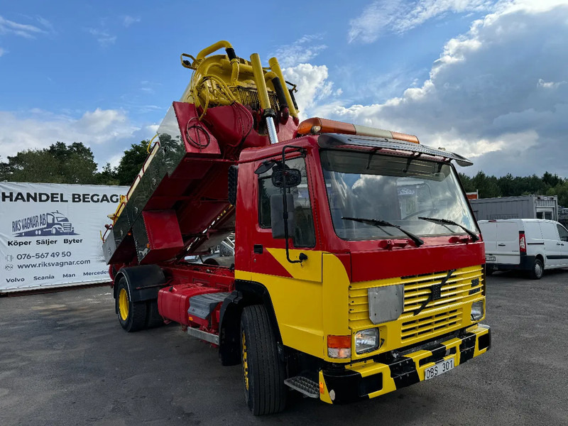 Volvo FL 10.320 4x2, Tipper 12m3 Sludge & Flushing Truck, with remote control, YM: 1990 - Sugbil: bild 1 Volvo FL 10.320 4x2, Tipper 12m3 Sludge & Flushing Truck, with remote control, YM: 1990 - Sugbil: bild 1