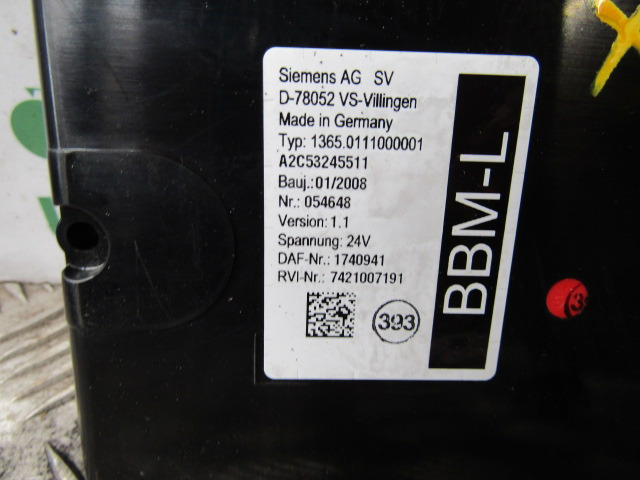 DAF XF 105 BBM-L ECU P/NO 1740941 - Kontrollenhet för Lastbil: bild 2 DAF XF 105 BBM-L ECU P/NO 1740941 - Kontrollenhet för Lastbil: bild 2