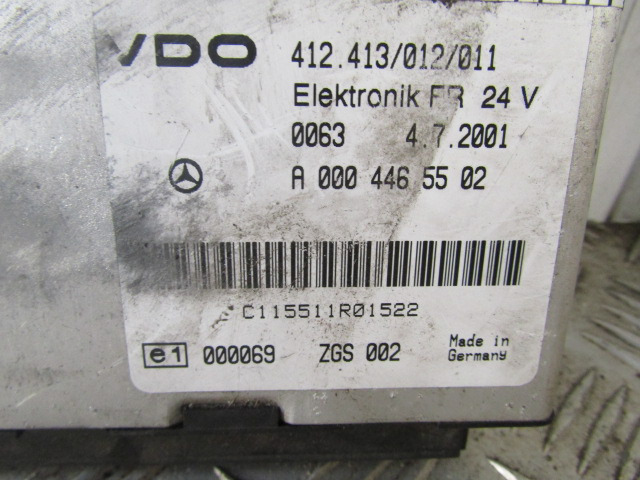 MERCEDES ATEGO 1823 ELEKTRONIC FR UNIT P/NO A000 446 5502 - Elektriskt system för Lastbil: bild 2 MERCEDES ATEGO 1823 ELEKTRONIC FR UNIT P/NO A000 446 5502 - Elektriskt system för Lastbil: bild 2