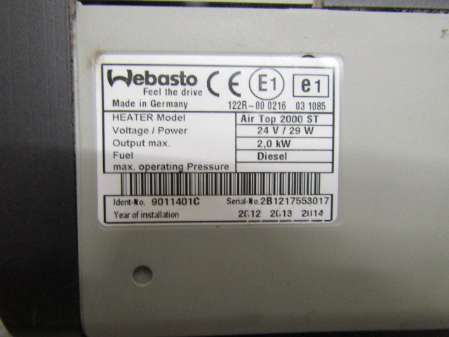 WEBASTO ST2000 AIR DROP NIGHT HEATER ALSO 2000S & LARGE CHOICE AVAILABLE - Hytt och interiör för Lastbil: bild 3 WEBASTO ST2000 AIR DROP NIGHT HEATER ALSO 2000S & LARGE CHOICE AVAILABLE - Hytt och interiör för Lastbil: bild 3