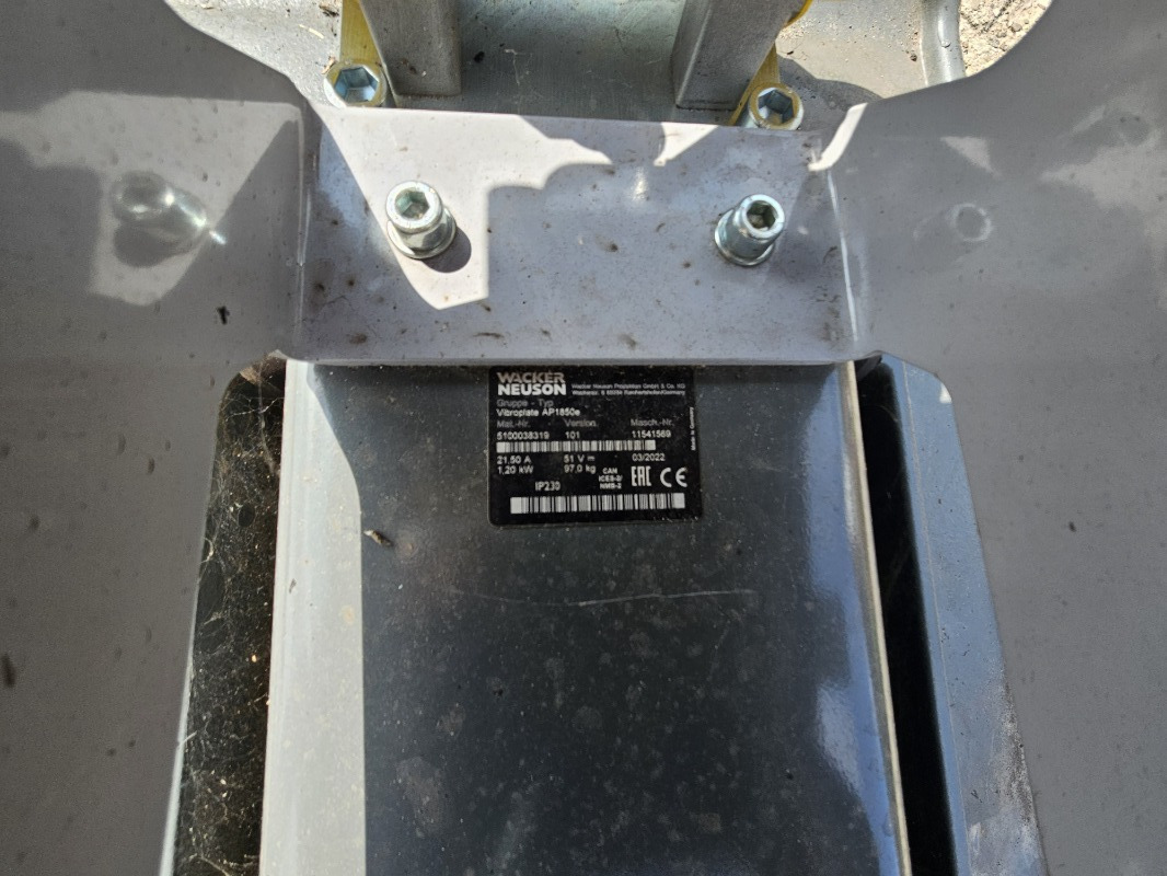 Wacker AP 1850E - Vibroplatta: bild 5 Wacker AP 1850E - Vibroplatta: bild 5