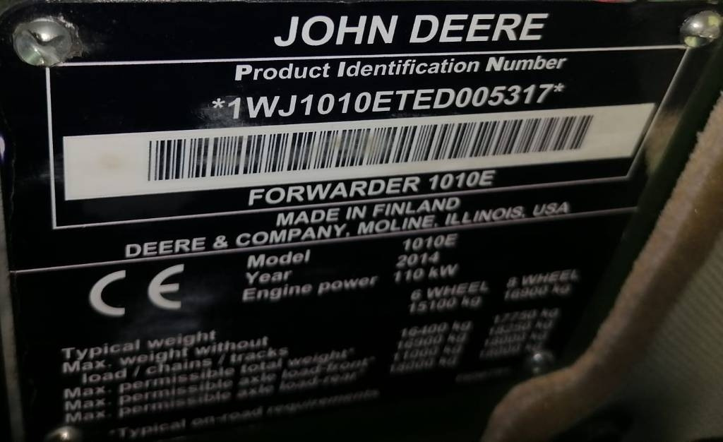 John Deere 1010 E - Skotare: bild 4 John Deere 1010 E - Skotare: bild 4