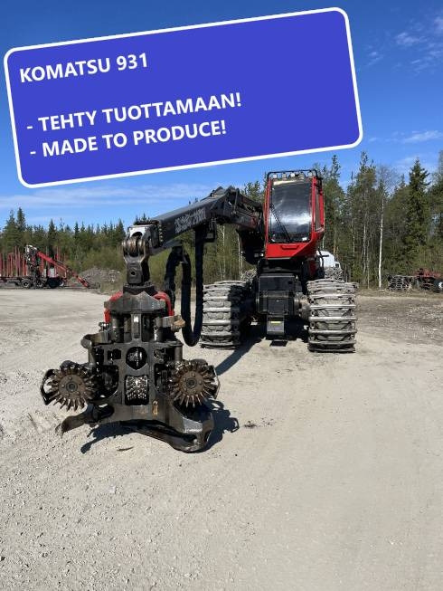 Komatsu 931 - Skördare: bild 1 Komatsu 931 - Skördare: bild 1