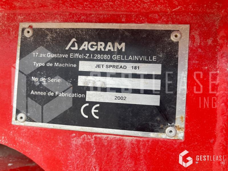 Agram JET SPREAD 181 - Mineralgödselspridare: bild 5 Agram JET SPREAD 181 - Mineralgödselspridare: bild 5
