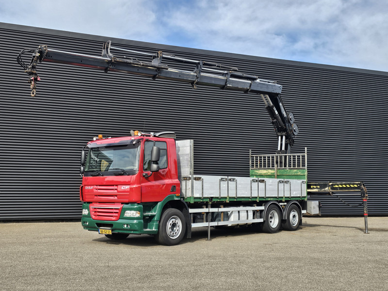DAF CF 85.410 6x2 / HIAB 35 t/m crane / kran + REMOTE - Flakbil, Kranbil: bild 2 DAF CF 85.410 6x2 / HIAB 35 t/m crane / kran + REMOTE - Flakbil, Kranbil: bild 2