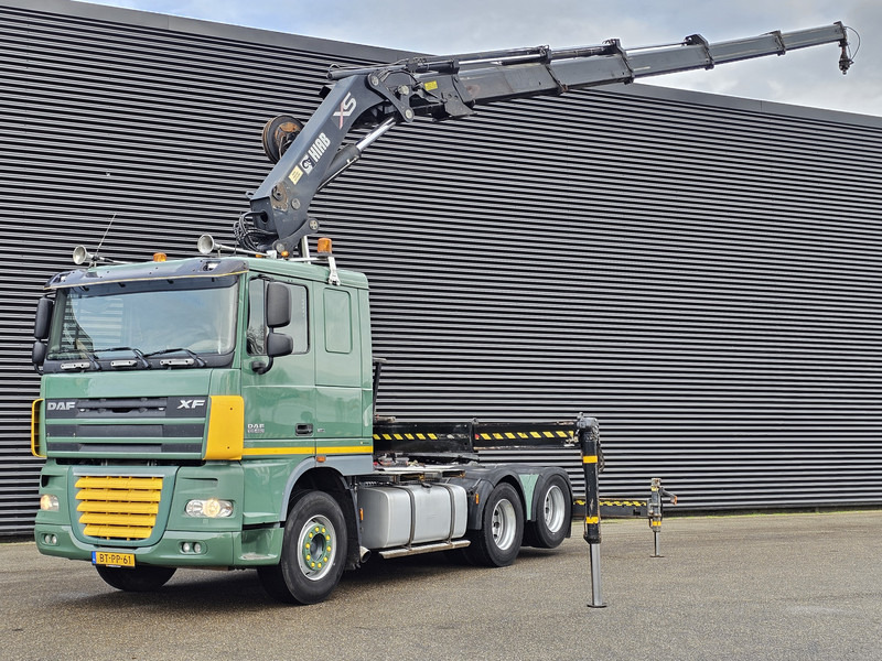 DAF XF 105.460 6X2 / HIAB 37 t/m CRANE / KRAN - Dragbil: bild 1 DAF XF 105.460 6X2 / HIAB 37 t/m CRANE / KRAN - Dragbil: bild 1