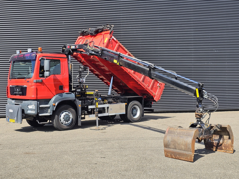 MAN TGM 18.250 / 4X4 / EEV / HIAB CRANE + TIPPER / SPRING - Tippbil lastbil, Kranbil: bild 3 MAN TGM 18.250 / 4X4 / EEV / HIAB CRANE + TIPPER / SPRING - Tippbil lastbil, Kranbil: bild 3
