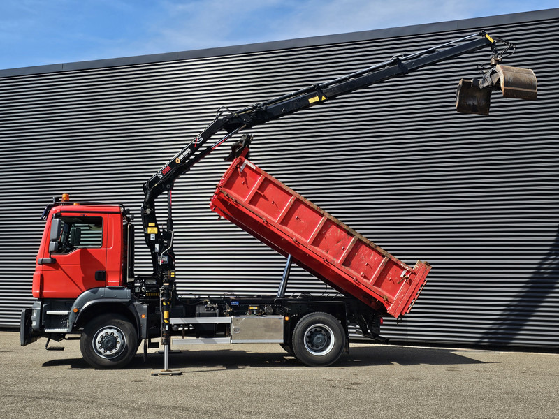 MAN TGM 18.250 / 4X4 / EEV / HIAB CRANE + TIPPER / SPRING - Tippbil lastbil, Kranbil: bild 2 MAN TGM 18.250 / 4X4 / EEV / HIAB CRANE + TIPPER / SPRING - Tippbil lastbil, Kranbil: bild 2