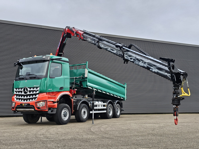 Mercedes-Benz AROCS 4145 / 8X6 / TIPPER + HMF CRANE - Tippbil lastbil, Kranbil: bild 3 Mercedes-Benz AROCS 4145 / 8X6 / TIPPER + HMF CRANE - Tippbil lastbil, Kranbil: bild 3