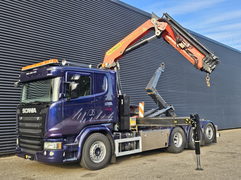 Scania G490 8x4*4 / PALFINGER CRANE + HOOKLIFT - Lastväxlare lastbil, Kranbil: bild 4 Scania G490 8x4*4 / PALFINGER CRANE + HOOKLIFT - Lastväxlare lastbil, Kranbil: bild 4