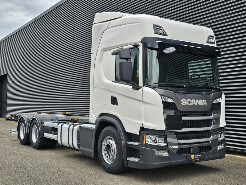 Containerbil/ Växelflak lastbil Scania G500 6X2 / FULL AIR / RETARDER / BDF / CHASSIS: bild 7