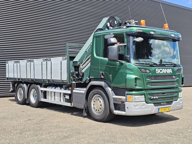 Scania P410 / 6X2-4 / 21 t/m CRANE / KRAN - Flakbil, Kranbil: bild 4 Scania P410 / 6X2-4 / 21 t/m CRANE / KRAN - Flakbil, Kranbil: bild 4