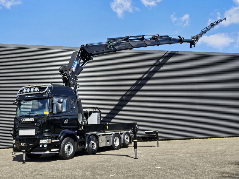 Scania R490 / 8x2 / HMF 85 TM CRANE / WINCH / JIB - Kranbil: bild 1 Scania R490 / 8x2 / HMF 85 TM CRANE / WINCH / JIB - Kranbil: bild 1