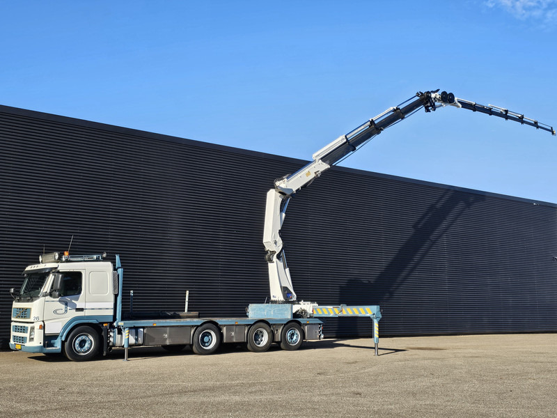 Volvo FM 420 8x2 / HMF 55 t/m CRANE + JIB - Flakbil, Kranbil: bild 1 Volvo FM 420 8x2 / HMF 55 t/m CRANE + JIB - Flakbil, Kranbil: bild 1