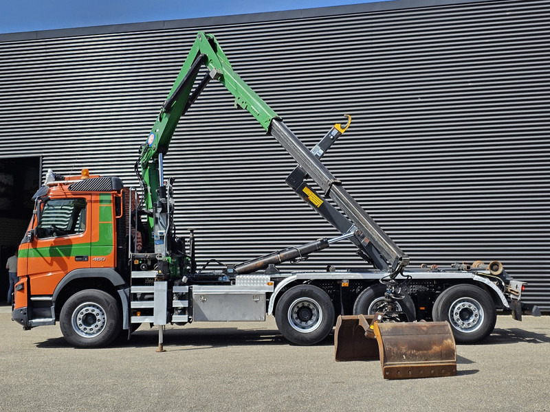 Volvo FMX 460 / 8x4-4 / HMF CRANE + HOOKLIFT / CONTAINER - Lastväxlare lastbil, Kranbil: bild 4 Volvo FMX 460 / 8x4-4 / HMF CRANE + HOOKLIFT / CONTAINER - Lastväxlare lastbil, Kranbil: bild 4
