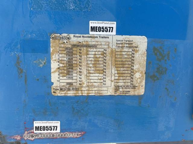 Nooteboom MCO-156-36V - Låg lastare semitrailer: bild 5 Nooteboom MCO-156-36V - Låg lastare semitrailer: bild 5