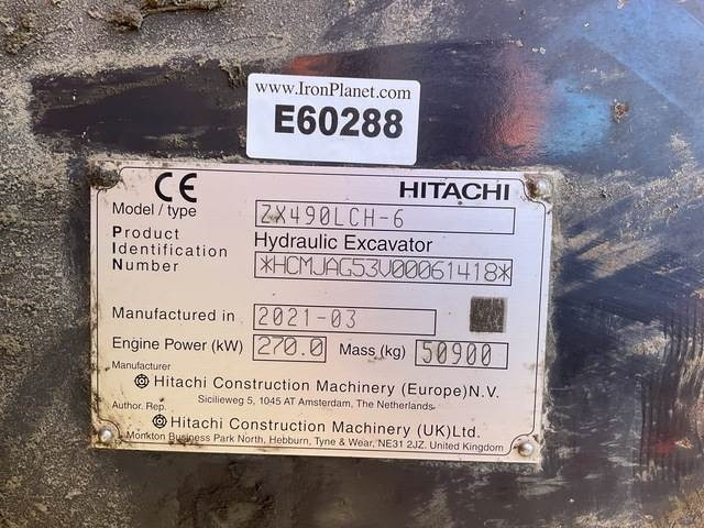 Hitachi ZX490LCH-6 - Bandgrävare: bild 5 Hitachi ZX490LCH-6 - Bandgrävare: bild 5