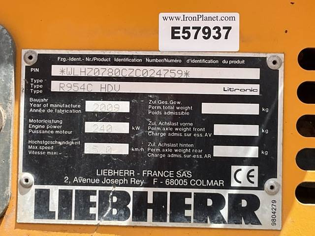 Liebherr R954C HDV - Rivningsgrävare: bild 5 Liebherr R954C HDV - Rivningsgrävare: bild 5