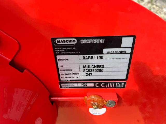 Maschio Gaspardo Barbi 100 HA20 - Slagklippare: bild 5 Maschio Gaspardo Barbi 100 HA20 - Slagklippare: bild 5