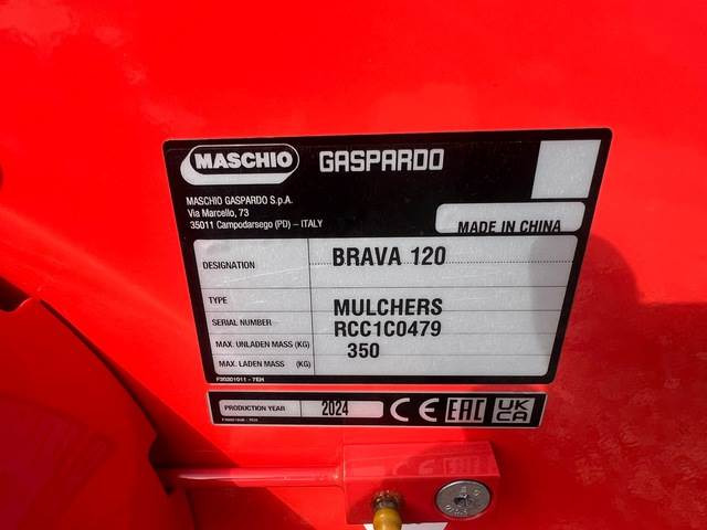 Maschio Gaspardo Brava 120 3P Fix - Slagklippare: bild 5 Maschio Gaspardo Brava 120 3P Fix - Slagklippare: bild 5
